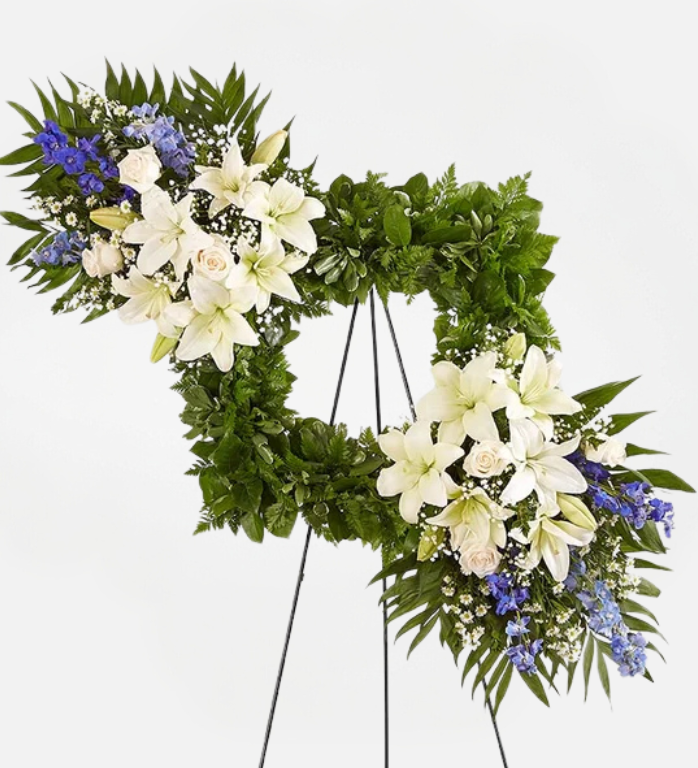 Corona de serenidad azul